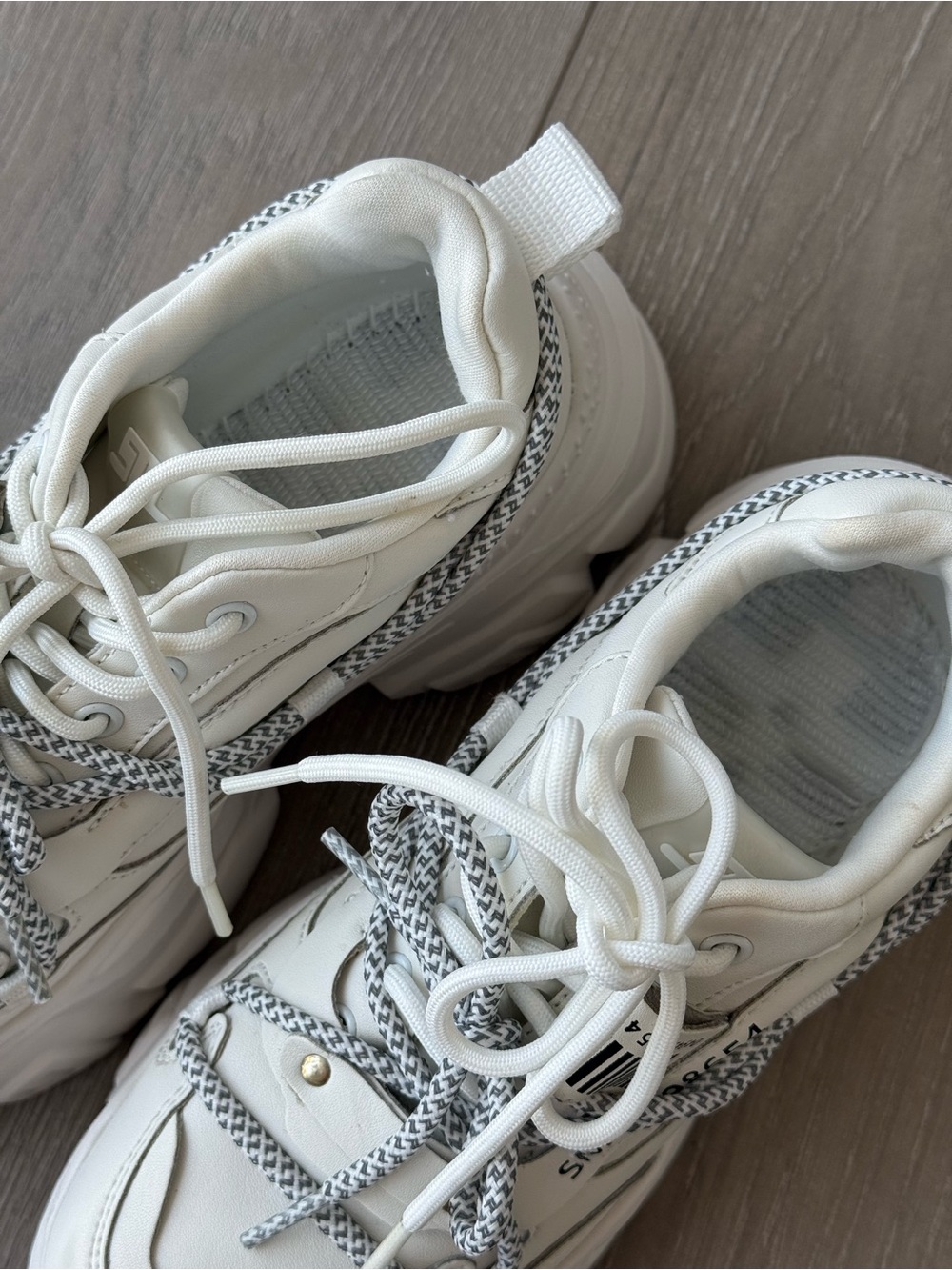 Chunky White Platform Sneakers for Women - Picture 7 of 7
